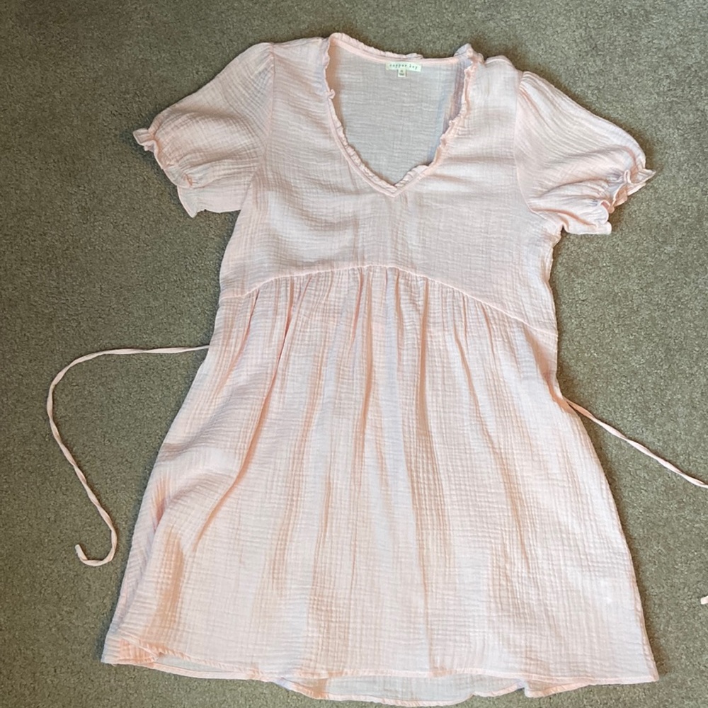Peach dress